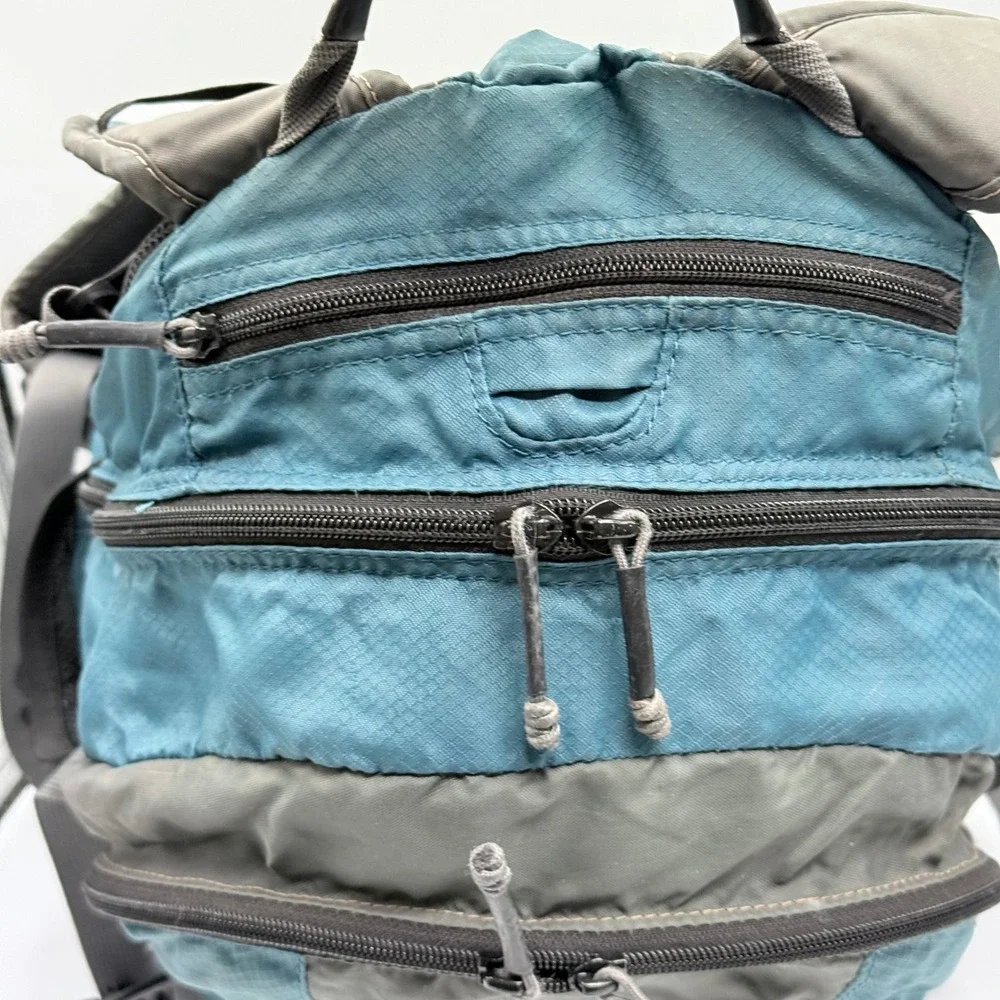 Kelty Reverb Backpack Blue Grey Ripstop Hiking Daypack Outdoor Travel Bag